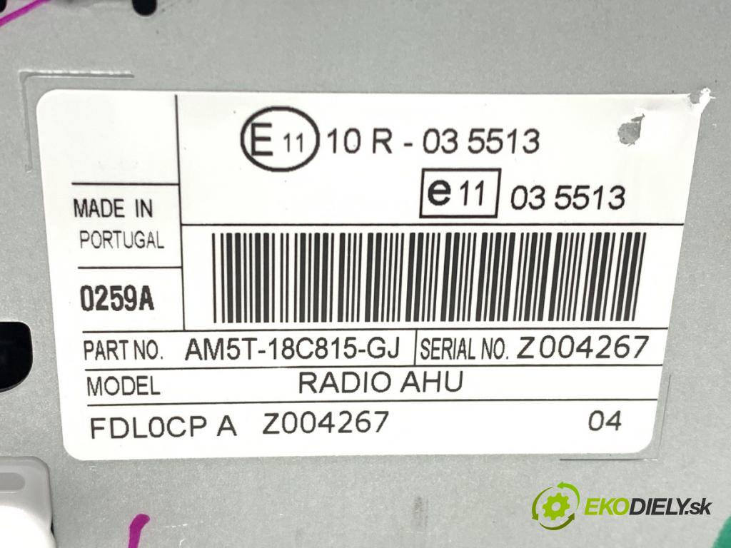 FORD C-MAX II nadwozie wielkoprzestrzenne (MPV) 2012 77 kW 1.6 Ti 1596 RADIO AM5T-18C815-GJ (Audio zariadenie)