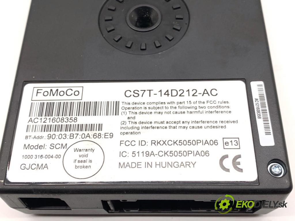FORD C-MAX II nadwozie wielkoprzestrzenne (MPV) 2012 77 kW 1.6 Ti 1596 Modul BLUETOOTH CS7T-14D212-AC (Riadiaca jednotka ostatné)