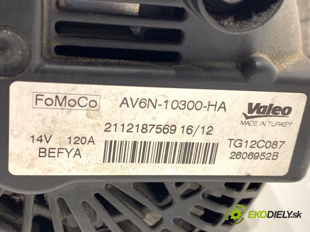 FORD C-MAX II nadwozie wielkoprzestrzenne (MPV) 2012 77 kW 1.6 Ti 1596 Alternátor AV6N-10300-HA (Alternátor)
