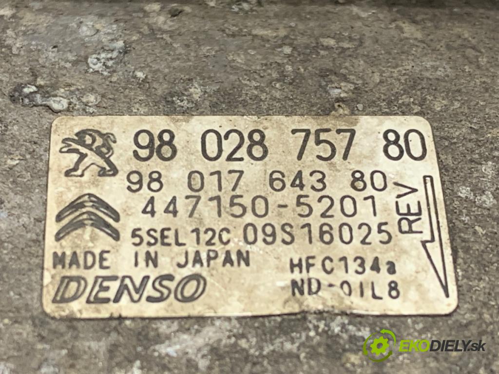 CITROEN BERLINGO II Nadwozie pełne/minivan 2016 73 kW 1.6 BlueHDi 100 1560 Kompresor klimatizácie 9802875780 (Kompresor klimatizácie)