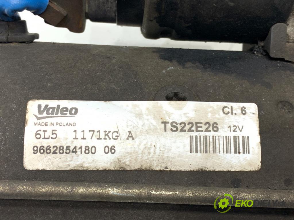 CITROEN BERLINGO II Nadwozie pełne/minivan 2016 73 kW 1.6 BlueHDi 100 1560 startér 9662854180 (Startér)