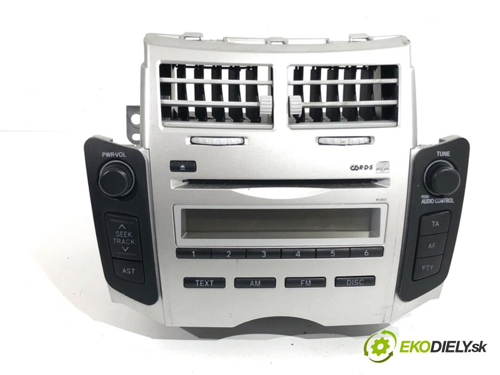 TOYOTA YARIS II liftback 2007 64 kW 1.3 VVT-i (SCP90_) 1298 RADIO 86120-0D200 (Audio zariadenie)