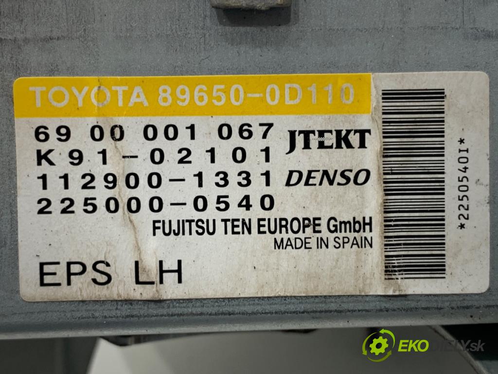 TOYOTA YARIS II liftback 2007 64 kW 1.3 VVT-i (SCP90_) 1298 Modul servočerpadlo 89650-0D110 (Riadiaca jednotka ostatné)