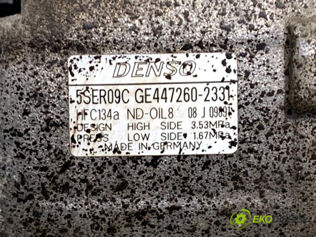 TOYOTA YARIS II liftback 2007 64 kW 1.3 VVT-i (SCP90_) 1298 Kompresor klimatizácie GE447260-2331 (Kompresor klimatizácie)
