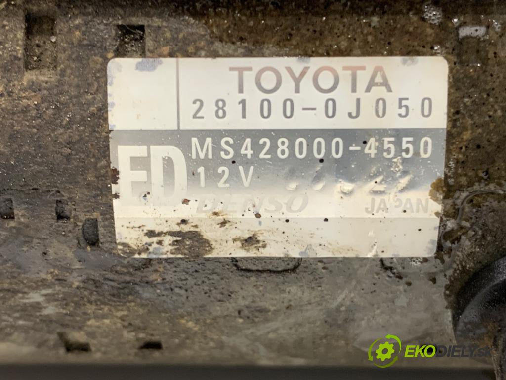 TOYOTA YARIS II liftback 2007 64 kW 1.3 VVT-i (SCP90_) 1298 Štartér 28100-0J050 (Štartér)