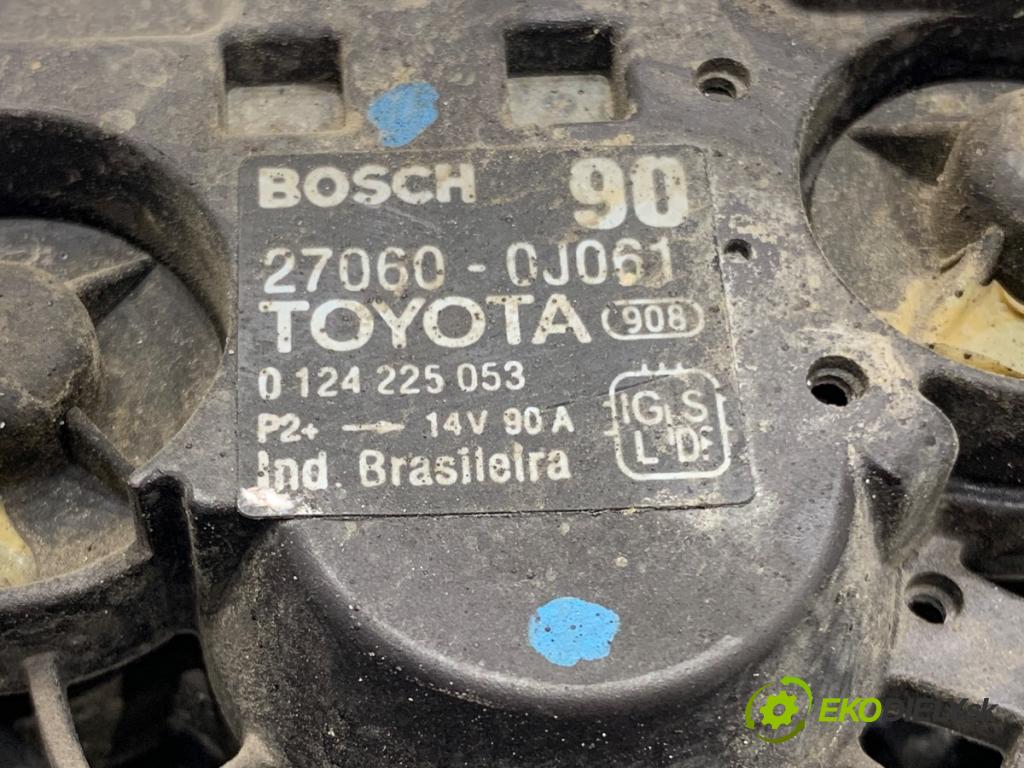 TOYOTA YARIS II liftback 2007 64 kW 1.3 VVT-i (SCP90_) 1298 Alternátor 27060-0J061 (Alternátor)