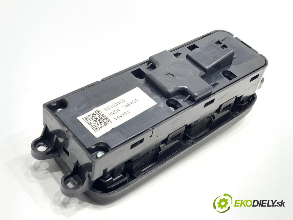 VOLVO V60 I Kombi 2014 133 kW D4 1969 Prepínač okien 31343101 (Prepínacie páčky pod volantom)