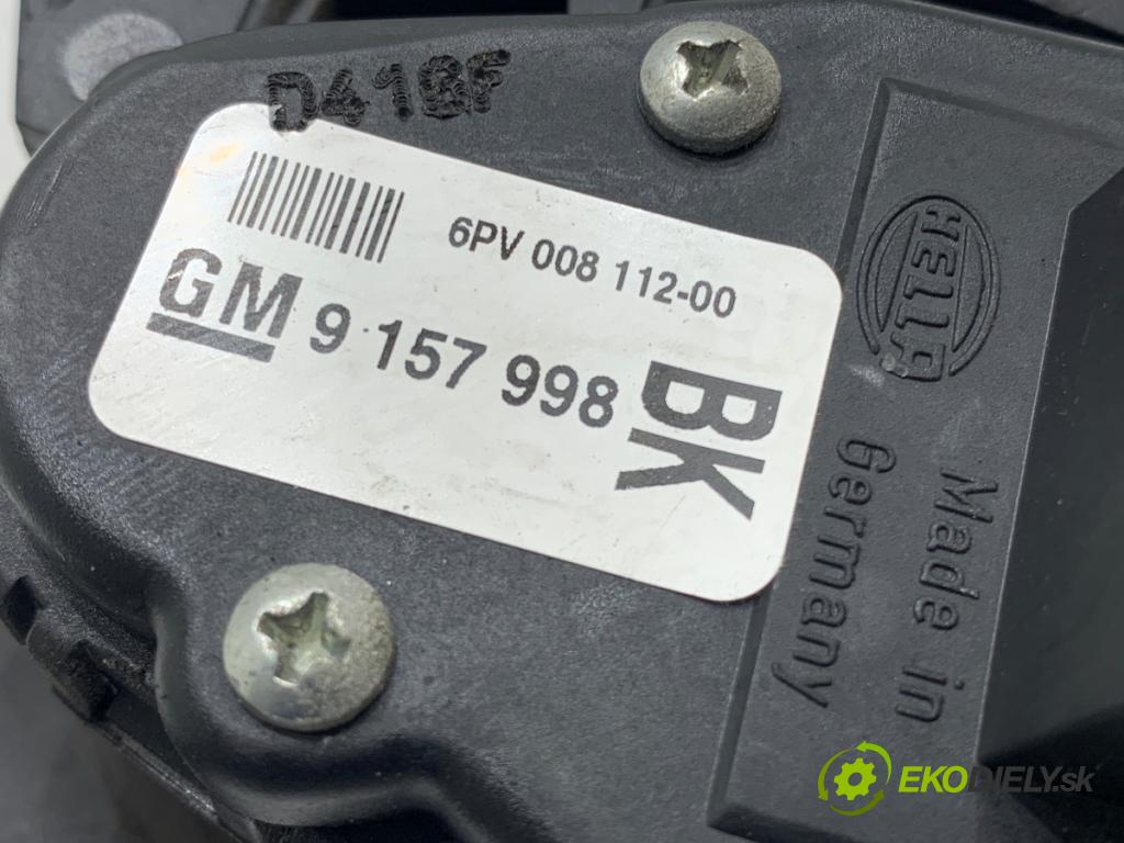 OPEL ASTRA H Kombi 2006 66 kW 1.4 (L35) 1364 Potenciometer plynu 9157998 (Potenciometer plynového pedálu)