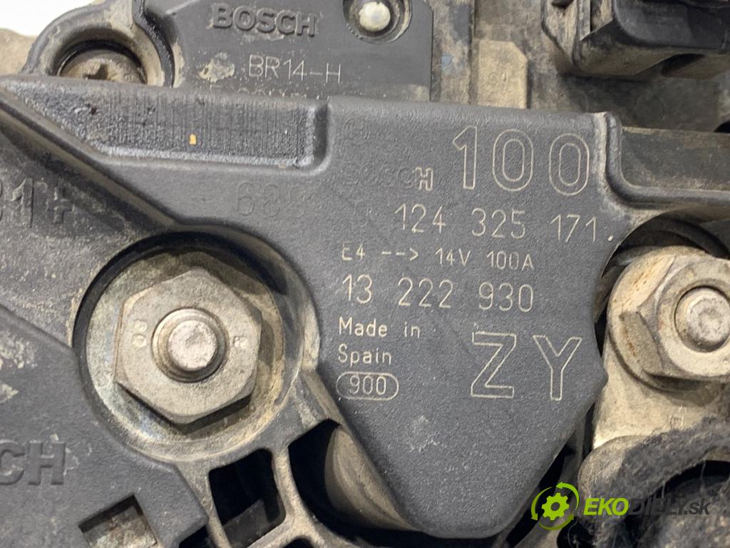 OPEL ASTRA H Kombi 2006 66 kW 1.4 (L35) 1364 Alternátor 13222930 (Alternátor)