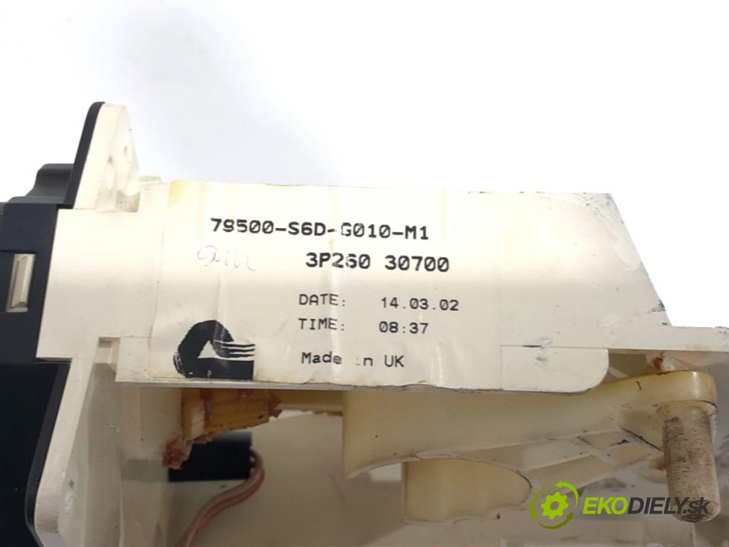 HONDA CIVIC VII liftback 2001 66 kW 1.4 iS (EP1) 1396 Panel ovládania kúrenia 79500-S6D-G010-M1 (Prepínacie páčky pod volantom)