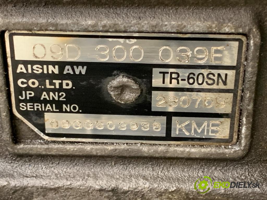 AUDI Q7 4L SUV 2009 176 kW 3.0 TDI quattro 2967 převodovka KMB (Převodovka)