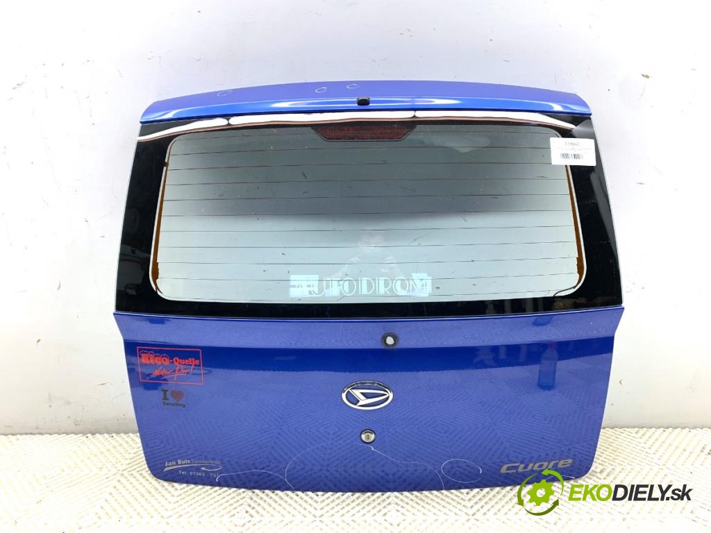 DAIHATSU CUORE VI liftback 2004 43 kW 1.0 989 kapota zad 
