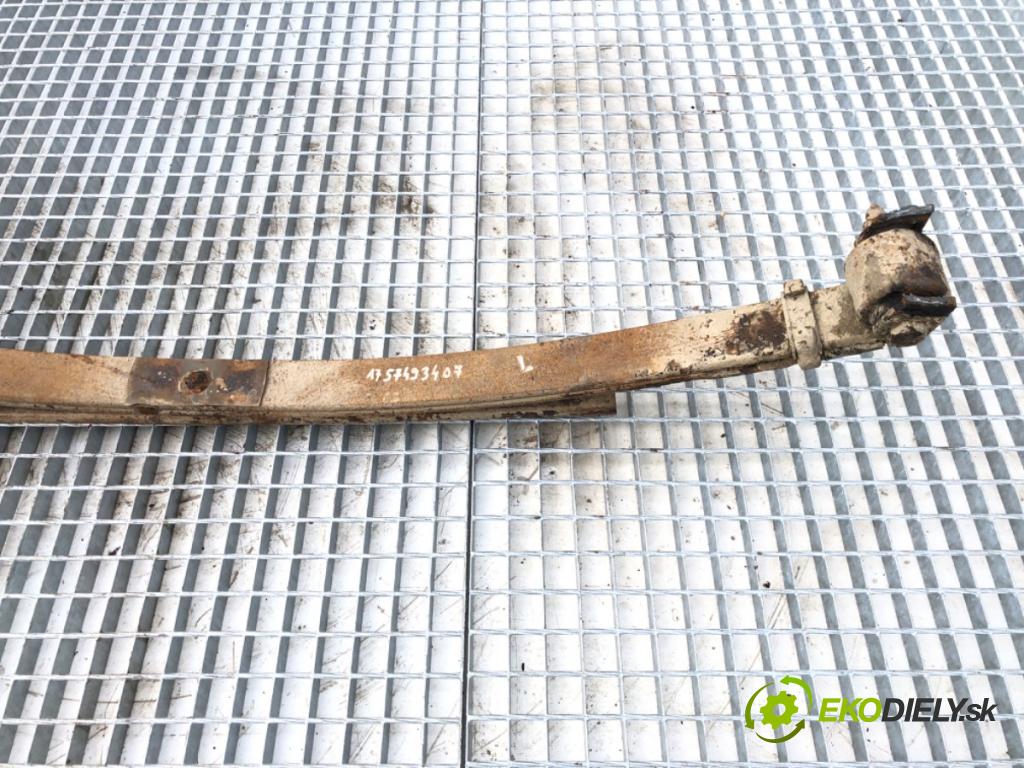 FORD TRANSIT IV Autobus 1998 56 kW 2.5 DI (EBL, ECL, EDS, EDL) 2496 Listové pero ľavy zad