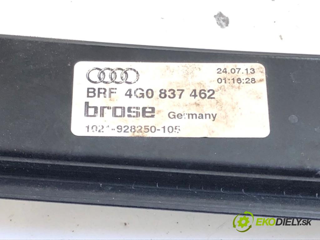 AUDI A6 C7 sedan 2013 150 kW 3.0 TDI quattro 2967 mechanismus okna pravý přední část 4G0837462