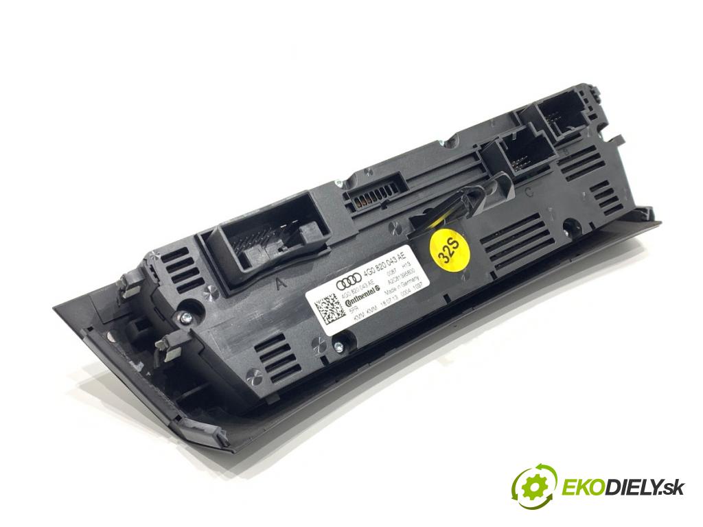 AUDI A6 C7 sedan 2013 150 kW 3.0 TDI quattro 2967 Panel ovládania kúrenia 4G0820043AE (Prepínacie páčky pod volantom)