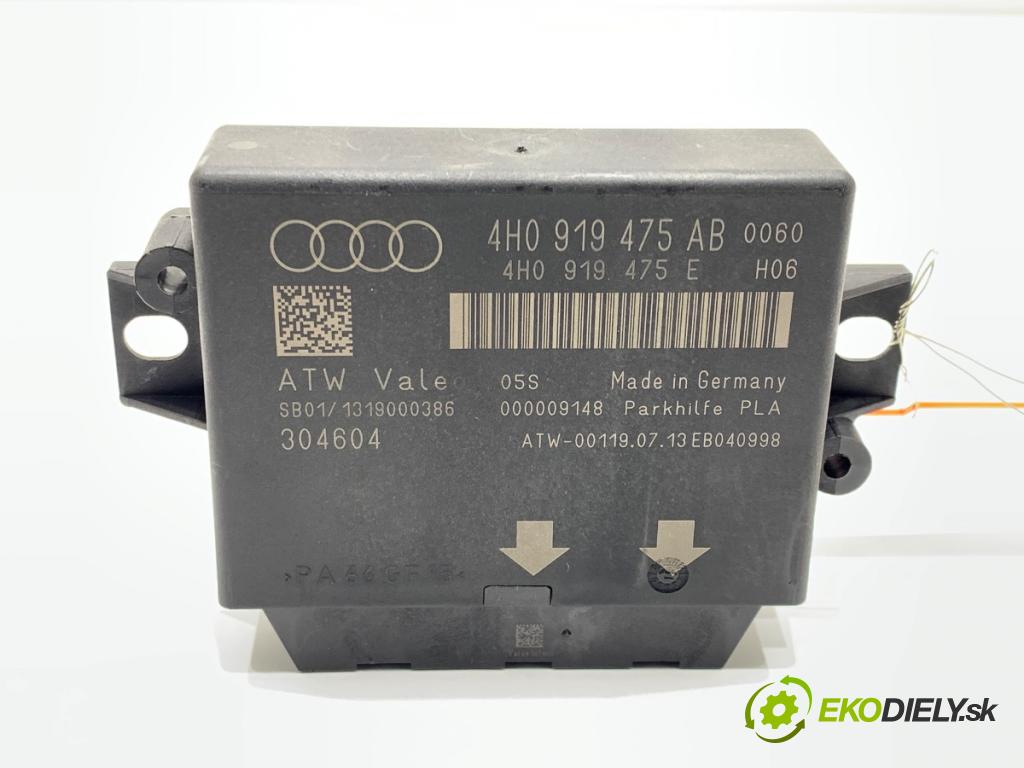 AUDI A6 C7 sedan 2013 150 kW 3.0 TDI quattro 2967 Modul PDC 4H0919475AB (Riadiaca jednotka ostatné)