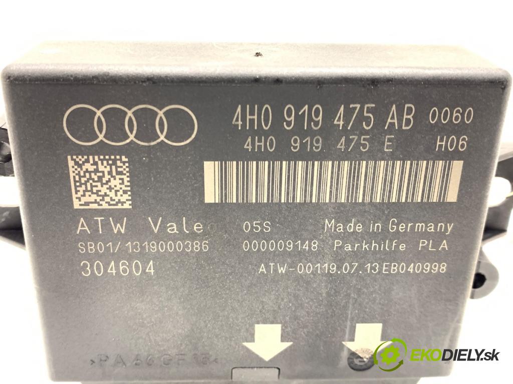AUDI A6 C7 sedan 2013 150 kW 3.0 TDI quattro 2967 Modul PDC 4H0919475AB (Riadiaca jednotka ostatné)