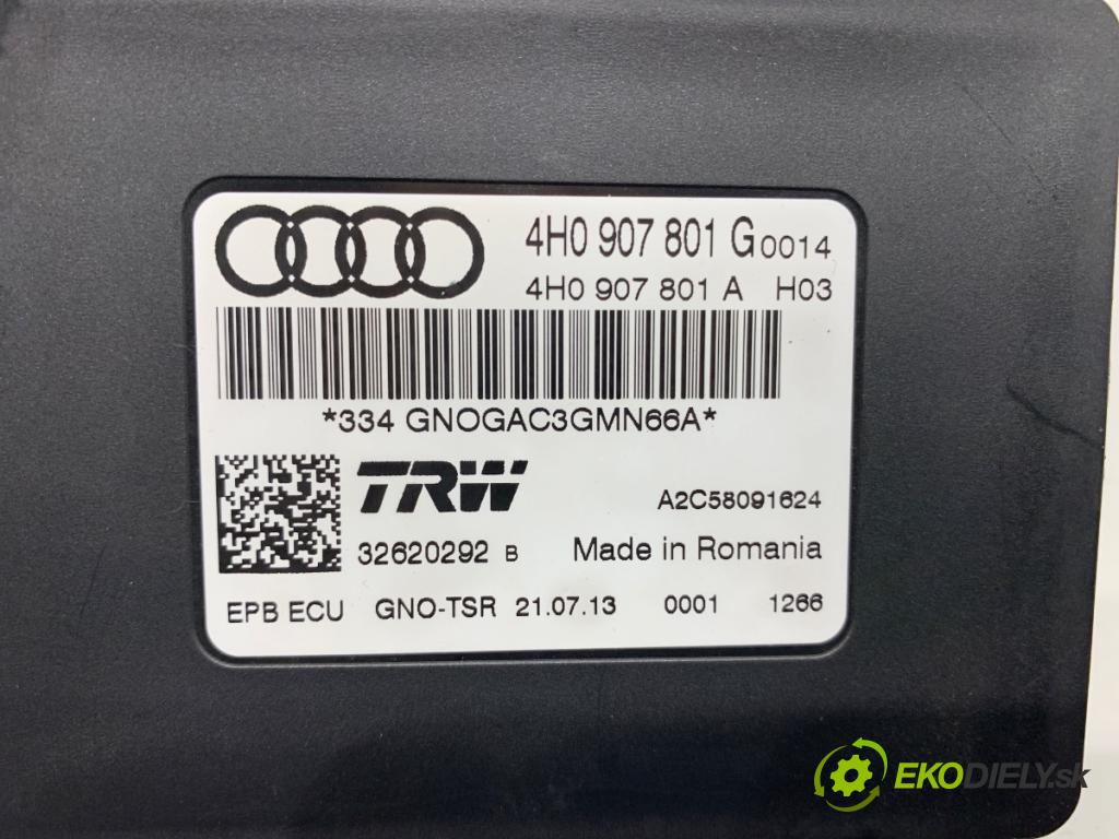 AUDI A6 C7 sedan 2013 150 kW 3.0 TDI quattro 2967 modul brzdy ruční brzdy 4H0907801G