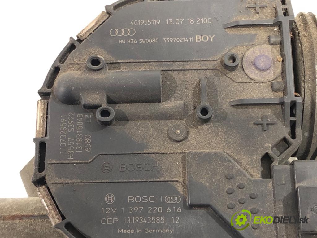 AUDI A6 C7 sedan 2013 150 kW 3.0 TDI quattro 2967 Mechanizmus stieračov predný 4G1955023A (Motorček stieračov predný)