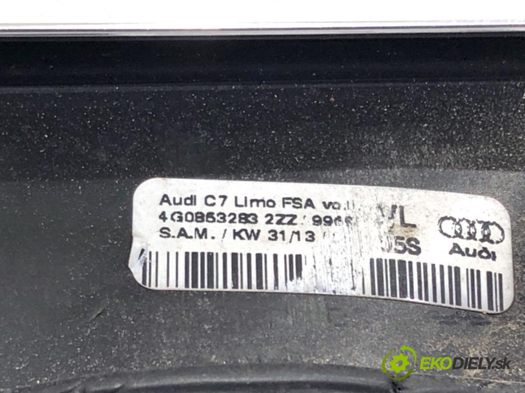 AUDI A6 C7 sedan 2013 150 kW 3.0 TDI quattro 2967 lišta Sbírání: přední část levý 4G0853283