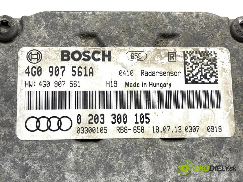 AUDI A6 C7 sedan 2013 150 kW 3.0 TDI quattro 2967 RADAR: DISTRONIC 4G0907561A