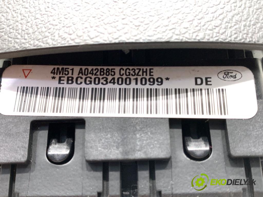 FORD FOCUS II Kombi 2010 85 kW 1.8 TDCi 1753 AirBag volantu 4M51-A042B85 (Airbag)