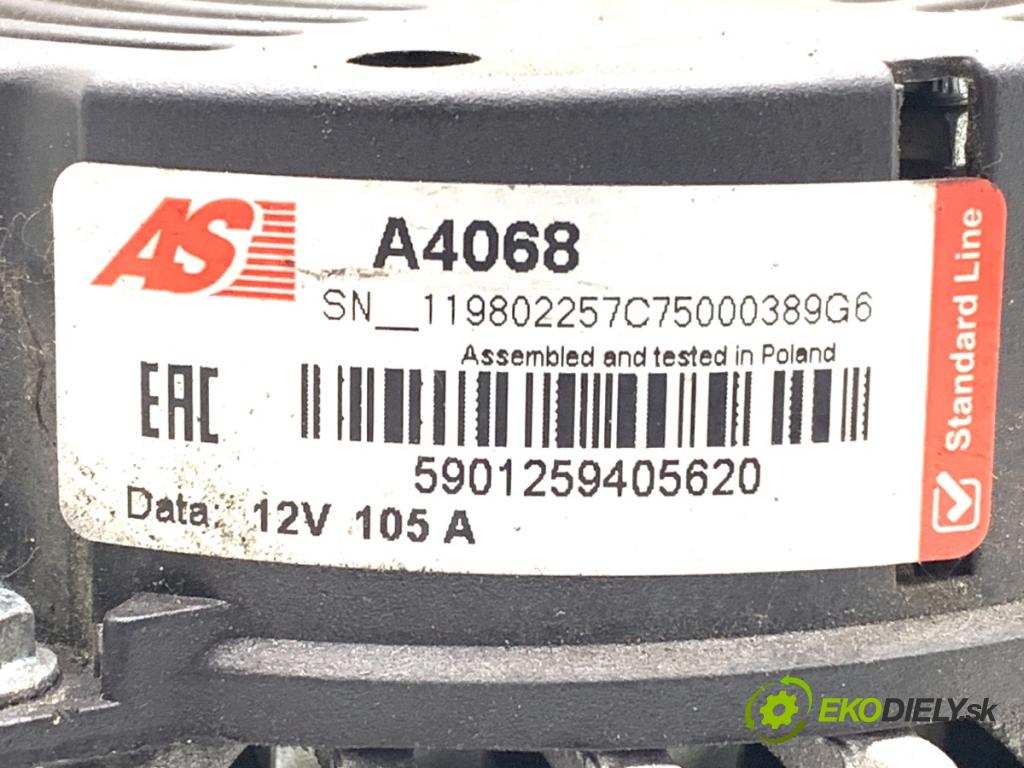 FORD FOCUS II Kombi 2010 85 kW 1.8 TDCi 1753 Alternátor  (Alternátor)