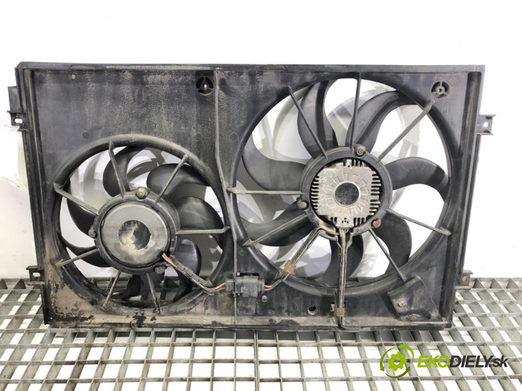 SKODA OCTAVIA II Kombi 2006 77 kW 1.9 TDI 1896 ventilátor chladiče 1K0121207T (Ventilátor)