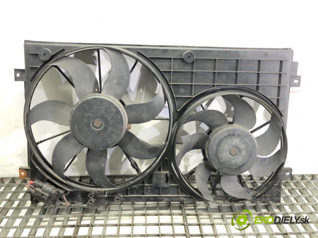 SKODA OCTAVIA II Kombi 2006 77 kW 1.9 TDI 1896 ventilátor chladiče 1K0121207T (Ventilátor)