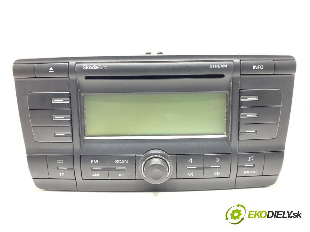 SKODA OCTAVIA II Kombi 2006 77 kW 1.9 TDI 1896 RADIO 1Z0035161B (Audio zariadenie)