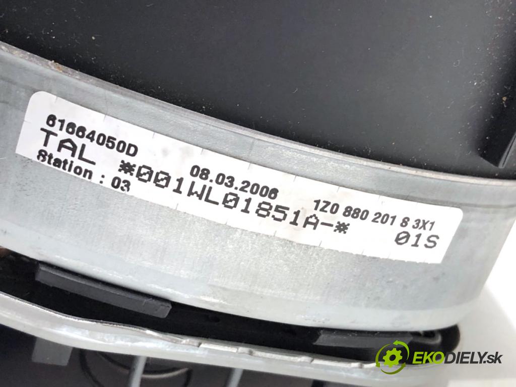 SKODA OCTAVIA II Kombi 2006 77 kW 1.9 TDI 1896 AirBag volantu 1Z0880201S (Airbag)