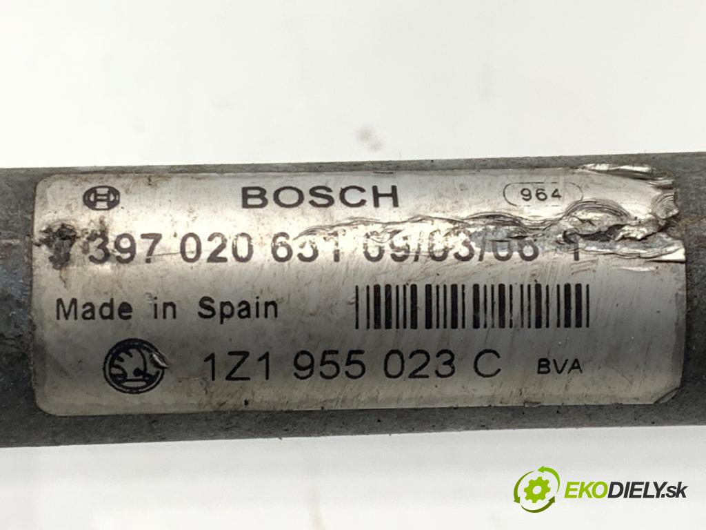 SKODA OCTAVIA II Kombi 2006 77 kW 1.9 TDI 1896 Mechanizmus stieračov predný 1Z1955023C (Motorček stieračov predný)