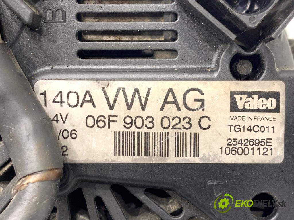 SKODA OCTAVIA II Kombi 2006 77 kW 1.9 TDI 1896 Alternátor 06F903023C (Alternátor)