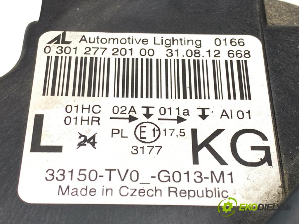 HONDA CIVIC IX liftback 2013 73 kW 1.4 i-VTEC (FK1) 1339 Svetlomet ľavy predný