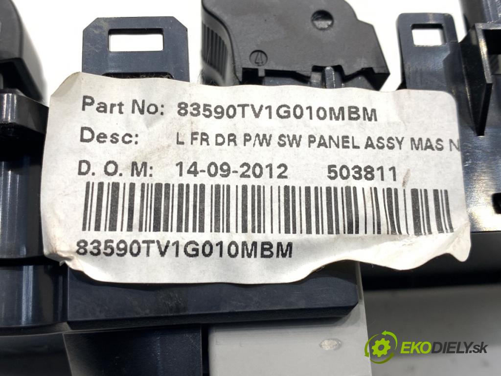 HONDA CIVIC IX liftback 2013 73 kW 1.4 i-VTEC (FK1) 1339 Prepínač okien 83590TV1G010MBM (Prepínacie páčky pod volantom)