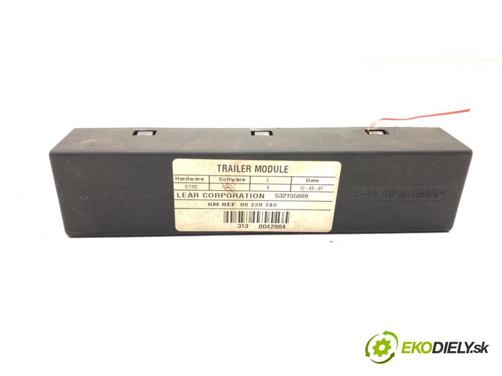 OPEL VECTRA C sedan 2006 114 kW 2.2 DGi (F69) 2198 Modul ťažného oka 09228740 (Riadiaca jednotka ostatné)