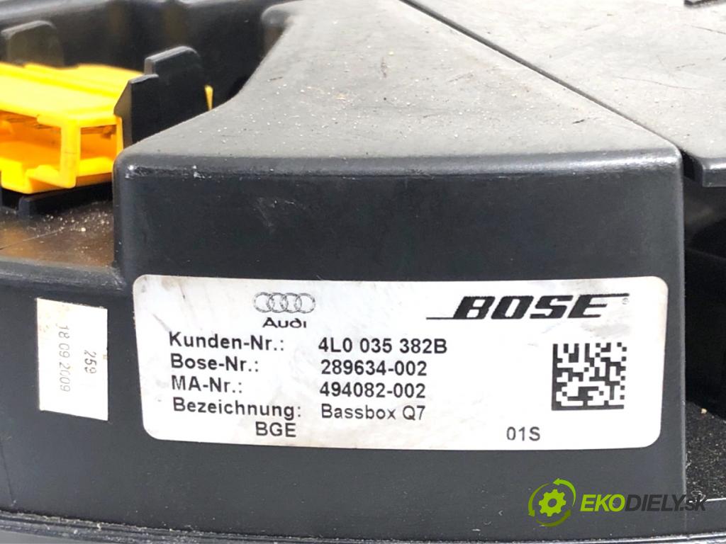 AUDI Q7 4L SUV 2009 176 kW 3.0 TDI quattro 2967 subwoofer 4L0035382B (Audio zariadenie)