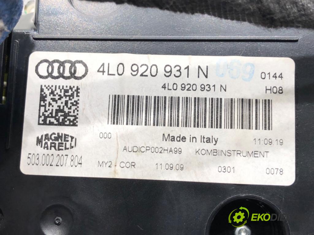 AUDI Q7 4L SUV 2009 176 kW 3.0 TDI quattro 2967 Prístrojovka 4L0920931N (Prístrojová doska)