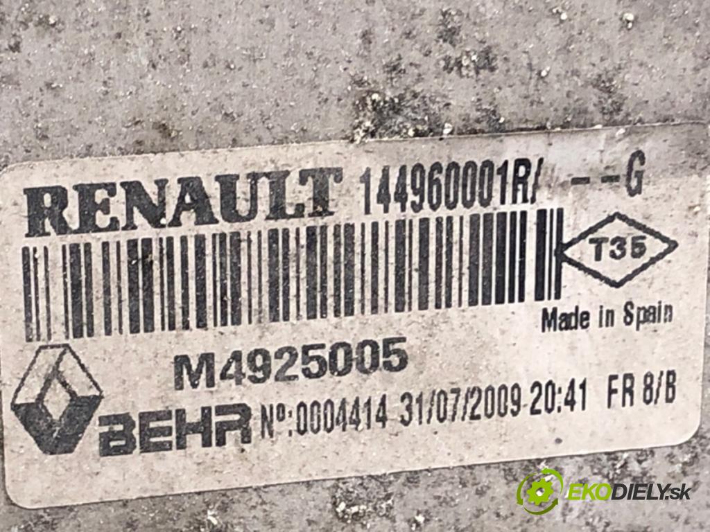 RENAULT LAGUNA III Kombi 2009 110 kW 2.0 dCi (KT01, KT08, KT09, KT0K, KT12, KT1D, KT1W) 1995 intercooler 144960001R (Intercooler (chladič nasávaného vzduchu))