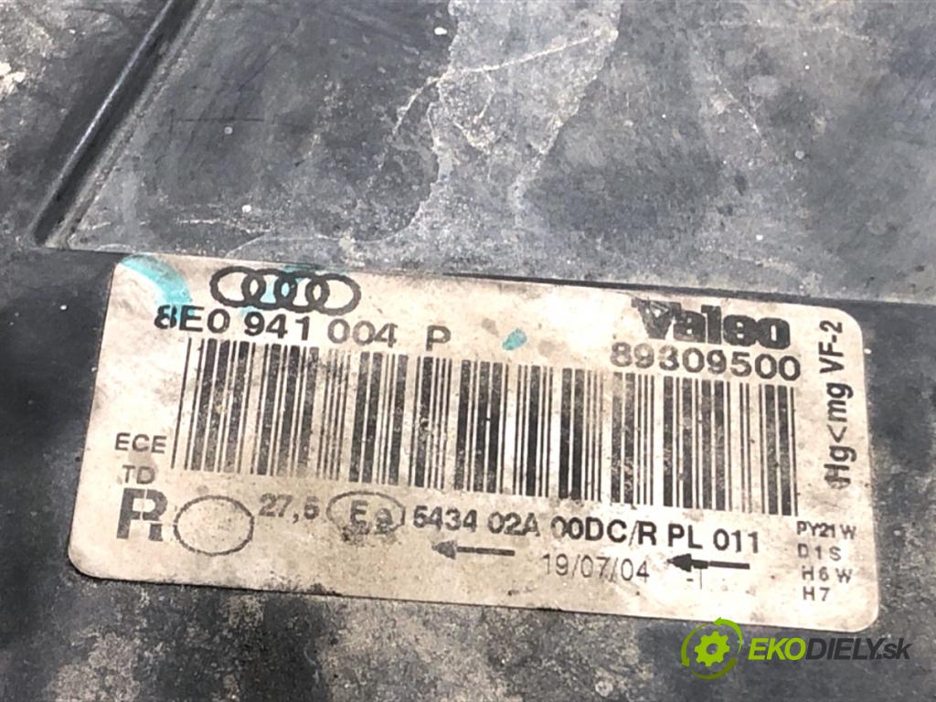 AUDI A4 B6 Kombi 2004 96 kW 1.9 TDI 1896 světlomet pravý přední část XENON 8E0941004P