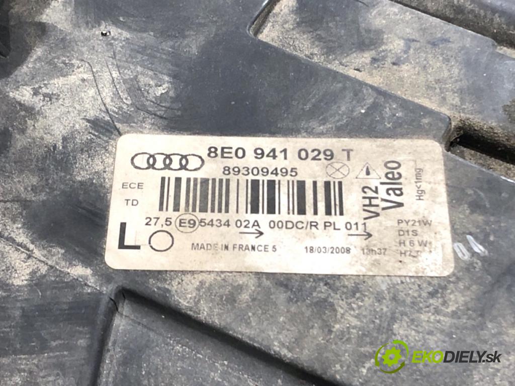 AUDI A4 B6 Kombi 2004 96 kW 1.9 TDI 1896 světlomet levý přední část XENON 8E0941029T