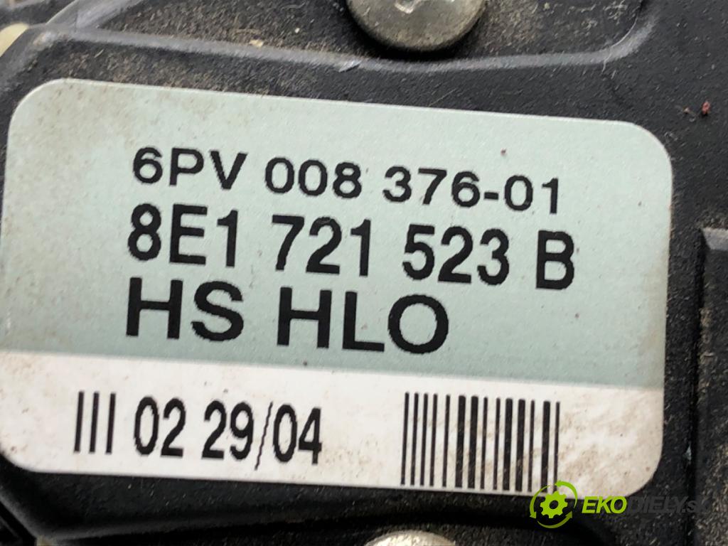 AUDI A4 B6 Kombi 2004 96 kW 1.9 TDI 1896 Potenciometer plynu 8E1721523B (Potenciometer plynového pedálu)