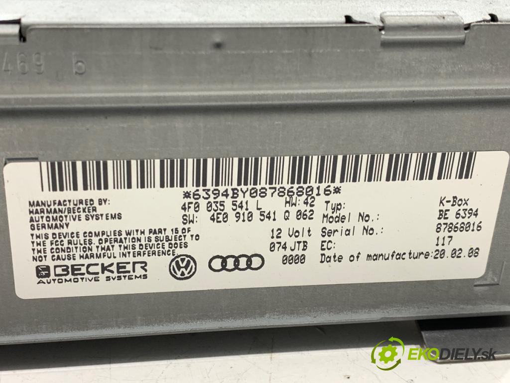 AUDI A6 C6 sedan 2008 103 kW 2.0 TDI 1968 TUNER radia 4F0035541L