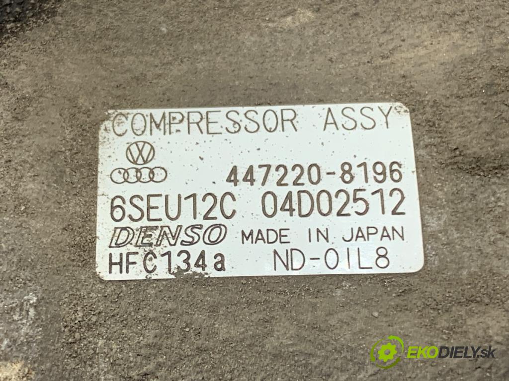 AUDI A2 liftback 2003 55 kW 1.4 TDI 1422 Kompresor klimatizácie 447220-8196 (Kompresor klimatizácie)