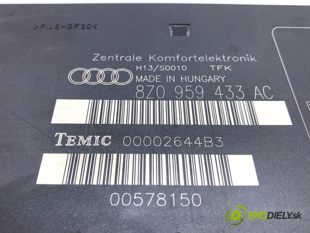 AUDI A2 liftback 2003 55 kW 1.4 TDI 1422 Modul komfortu 8Z0959433AC (Modul komfortu)