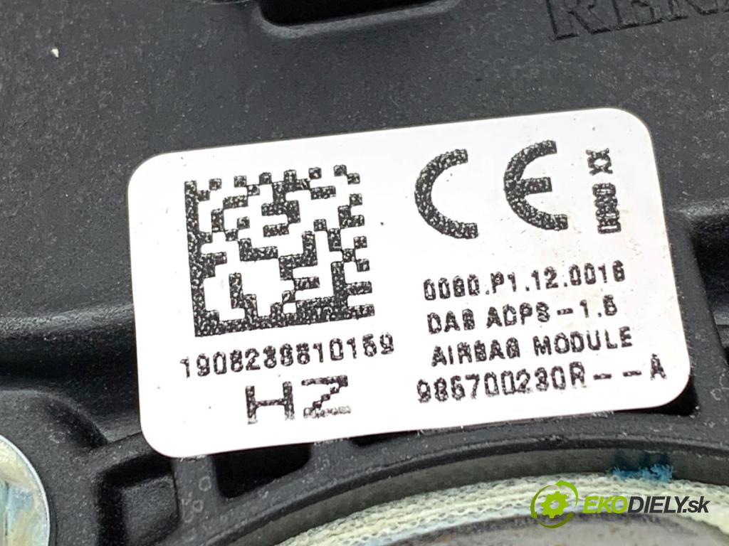 RENAULT MEGANE IV sedan 2019 103 kW 1.3 TCe 140 (LVNB) 1332 AirBag volantu 986700230R (Airbag)