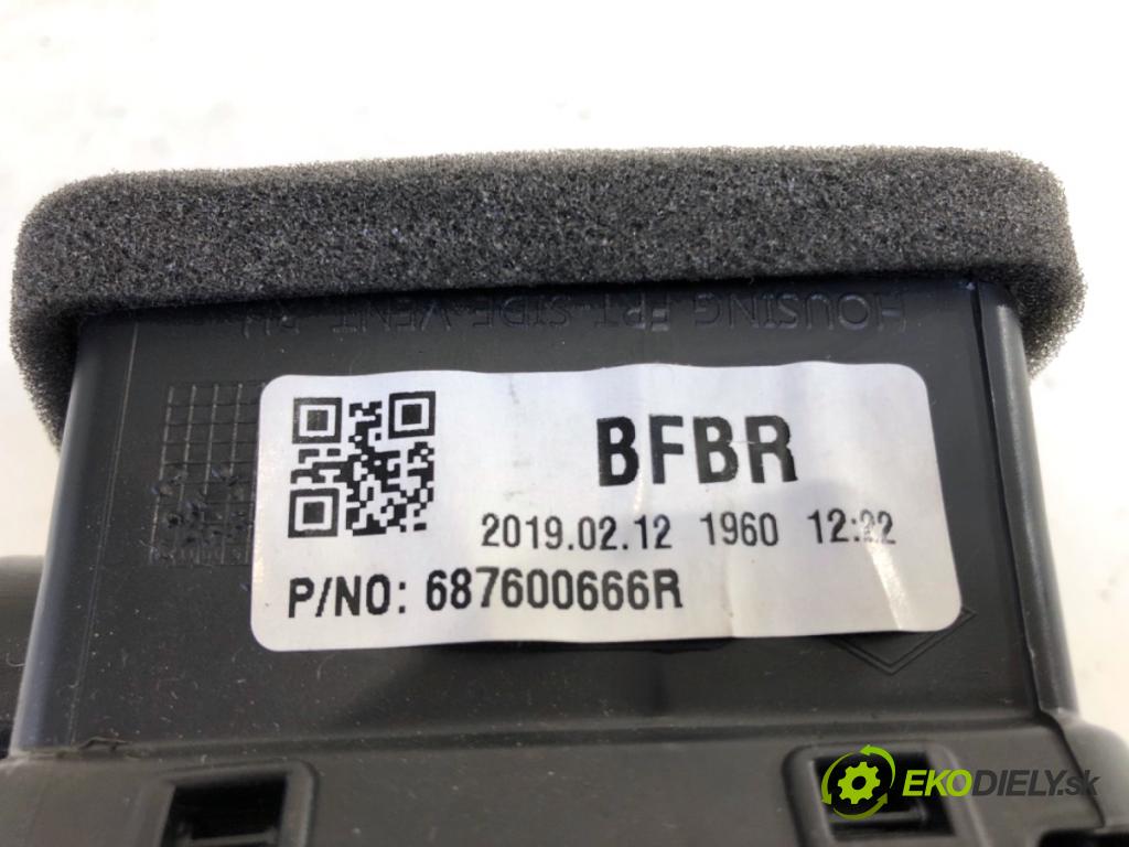 RENAULT MEGANE IV sedan 2019 103 kW 1.3 TCe 140 (LVNB) 1332 Mriežky kúrenia pravy predný 687600666R