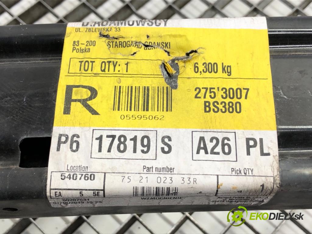 RENAULT MEGANE IV sedan 2019 103 kW 1.3 TCe 140 (LVNB) 1332 výztuha nárazníka přední část  (Přední výztuha)