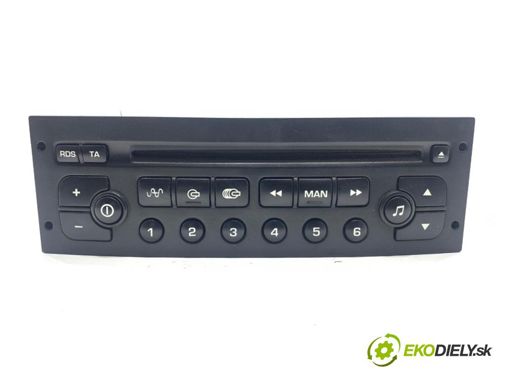 PEUGEOT 307 liftback 2004 80 kW 1.6 16V 1587 RADIO 96545978XT (Audio zariadenie)
