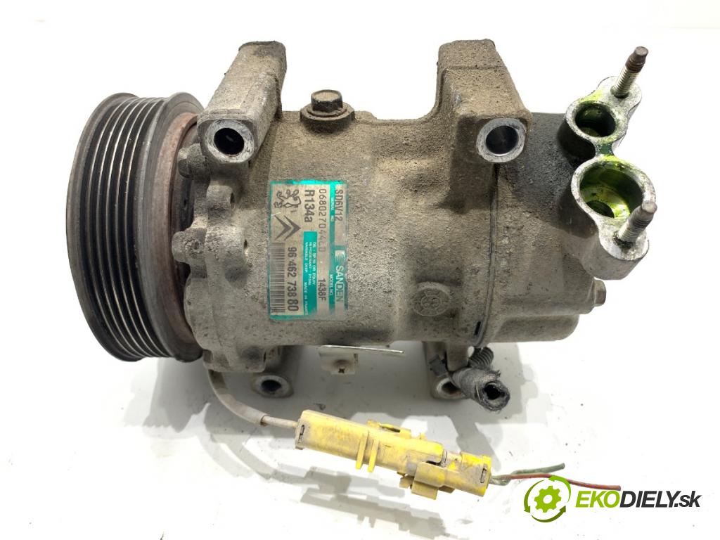 PEUGEOT 307 liftback 2004 80 kW 1.6 16V 1587 kompresor klimatizace 9646273880 (Kompresor klimatizace)